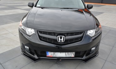 Тюнинг накладка переднего бампера Honda Accord 8 Type-S дорестайл (CU SERIES) фото