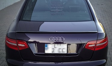 Тюнинговый cap спойлер Audi A6 C6 седан рестайл, версия S-line  фото