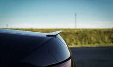 Тюнинговый cap спойлер Audi A6 C6 седан рестайл, версия S-line  фото