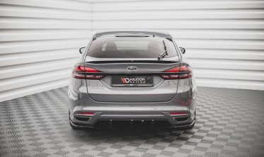 Комплект боковых накладок на задний бампер Ford Mondeo MK5 рестайл ST-line вер. 2 фото