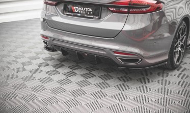 Комплект боковых накладок на задний бампер Ford Mondeo MK5 рестайл ST-line вер. 2 фото