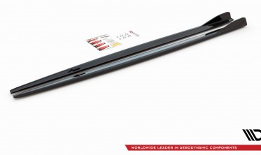 Боковые диффузоры под пороги BMW 2 Gran Coupe F44 М-пакет вер. 2 фото