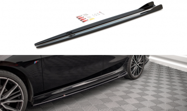 Бічні дифузори під пороги BMW 2 Gran Coupe F44 М-пакет вер. 2 фото
