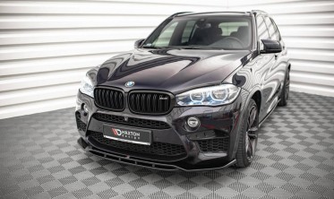 Тюнинговый диффузор под передний бампер BMW X5 M F15 F85 / X6 M F86 вер. 2 фото