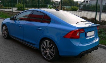 Тюнінговий спойлер на кришку багажника Volvo S60 фото