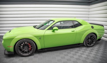 Тюнинговые накладки под пороги Dodge Challenger МК3 версия SRT DEMON фото
