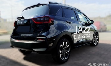 накладка на край заднього бампера Honda Jazz 5 Crosstar фото