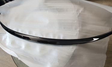 Липспойлер BMW F10 М-стиль в черном цвете фото