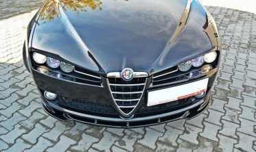 Диффузор на передний бампер Alfa Romeo 159 фото