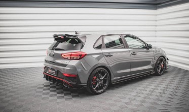 Боковые диффузоры под задний бампер Hyundai I30 N Hatchback MK3 рестайл вер. 3 фото