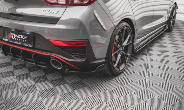 Боковые диффузоры под задний бампер Hyundai I30 N Hatchback MK3 рестайл вер. 3 фото