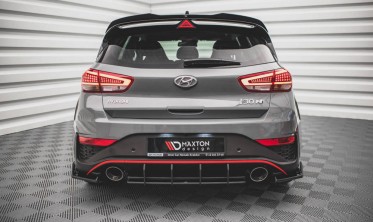 Центральная накладка на задний бампер Street pro Hyundai I30 N Hatchback MK3 FL фото