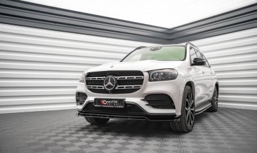 Тюнинговая накладка под передний бампер Mercedes GLS X167 версия AMG-line фото