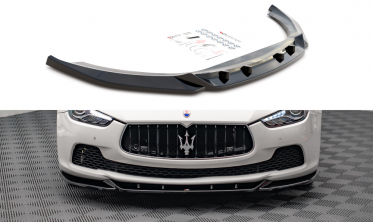 Тюнинговая накладка переднего бампера Maserati Ghibli MK3 вер. 1 фото
