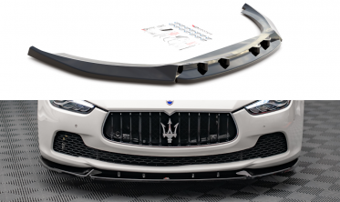 Передний диффузор под бампер Maserati Ghibli MK3 вер. 2 фото