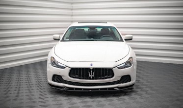 Передній дифузор під бампер Maserati Ghibli MK3 вер. 2 фото