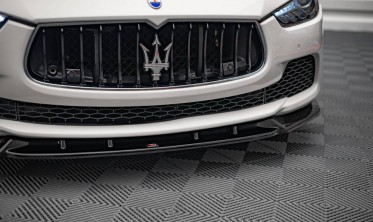 Передній дифузор під бампер Maserati Ghibli MK3 вер. 2 фото