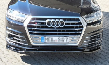 Передний диффузор под бампер Audi SQ7 / Q7 S-line MK2 фото