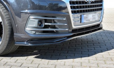 Передний диффузор под бампер Audi SQ7 / Q7 S-line MK2 фото