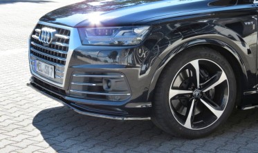 Передний диффузор под бампер Audi SQ7 / Q7 S-line MK2 фото