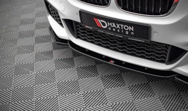 Тюнинговая накладка переднего бампера BMW X1 M-pack F48 вер. 1 фото