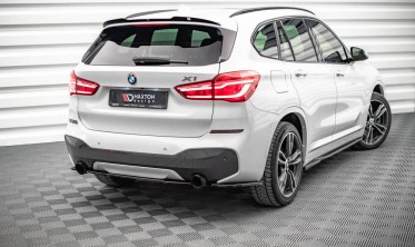 Центральний дифузор заднього бампера BMW X1 F48 М-пакет фото