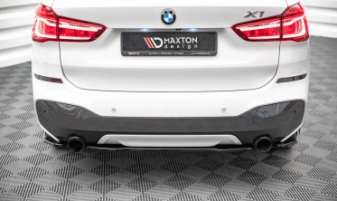 Центральний дифузор заднього бампера BMW X1 F48 М-пакет фото