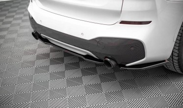 Центральний дифузор заднього бампера BMW X1 F48 М-пакет фото