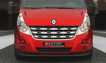 Накладка на передній бампер Renault Master MK3 фото