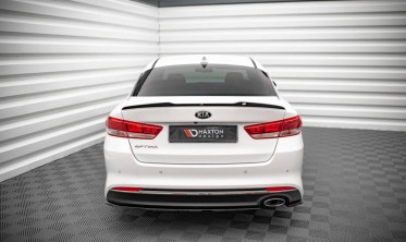 Тюнинг накладка заднего бампера Kia Optima MK4  фото