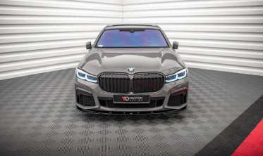 Тюнинговая накладка переднего бампера BMW 7 G11 M-pack рестайл вер. 1 фото