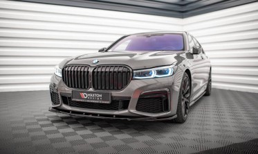 Тюнинговая накладка переднего бампера BMW 7 G11 M-pack рестайл вер. 1 фото