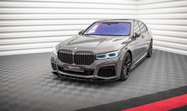Тюнинговый диффузор под передний бампер BMW 7 G11 M-пакет рестайл вер. 2 фото