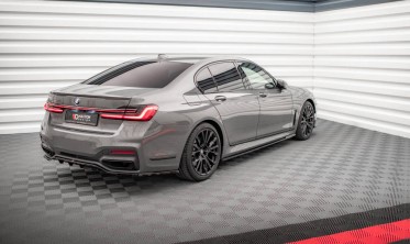 Тюнинговые накладки под боковые пороги BMW 7 G11 M-pack рестайл фото