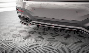 Тюнинговая накладка заднего бампера BMW 7 G11 M-пакет рестайл  фото