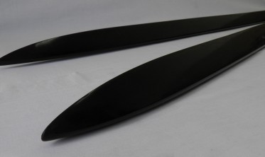 Накладки на пороги Audi A6 C6 стиль S-line фото