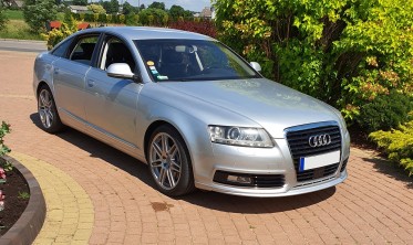Тюнінг накладка переднього бампера Audi A6 C6 рестайл фото