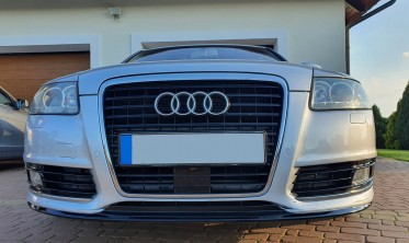 Тюнінг накладка переднього бампера Audi A6 C6 рестайл фото