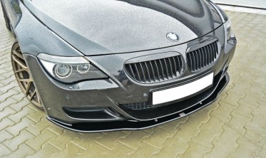 Диффузор передний BMW M6 E63 версия 2 глянец фото