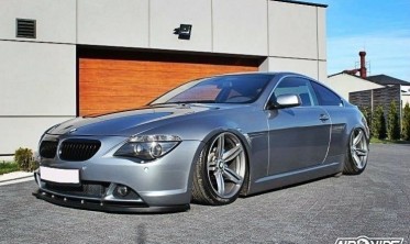 Тюнинговый диффузор переднего бампера BMW 6 E63 / E64 дорестайл вер. 1 фото