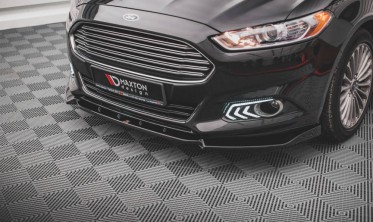 Тюнинговая накладка переднего бампера Ford Mondeo MK5 фото