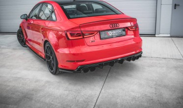 Боковые накладки заднего бампера Audi S3 Sedan 8V дорест. фото