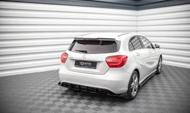 Центральний накладка на задній бампер Street pro Mercedes A W176 фото