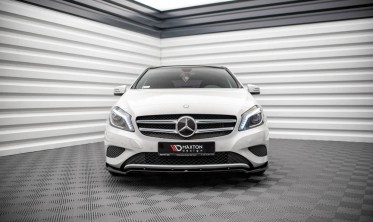 Тюнінговий дифузор під передній бампер Mercedes A W176 вер. 2 фото
