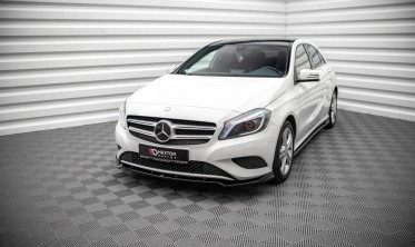 Тюнінговий дифузор під передній бампер Mercedes A W176 вер. 2 фото