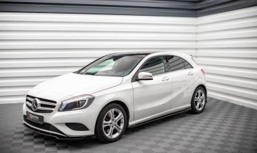Тюнинговые накладки под пороги Mercedes A W176 вер. 1 фото