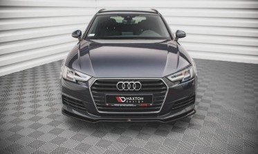 Тюнинговая накладка переднего бампера Audi A4 B9 вер. 1 фото