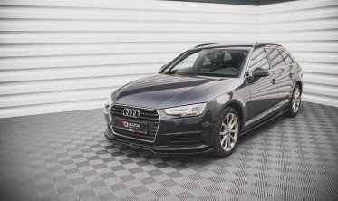 Тюнинговая накладка переднего бампера Audi A4 B9 вер. 1 фото