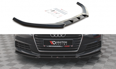 Тюнінговий дифузор під передній бампер Audi A4 B9 вер. 2 фото