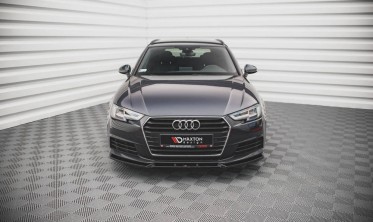 Тюнінговий дифузор під передній бампер Audi A4 B9 вер. 2 фото